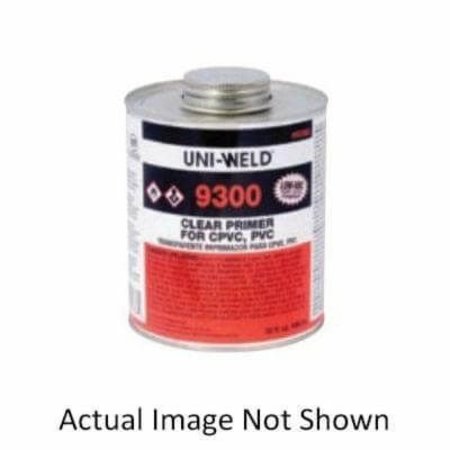 UNITED ELCHEM UniWeld Primer, Series 9300, 8 oz, For PVC and CPVC Pipe, Liquid, Clear, Solvent, 505 gL VOC 9356S